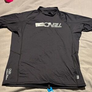 O'Neill Men's Black Rash Guard SZ 3XL NWT